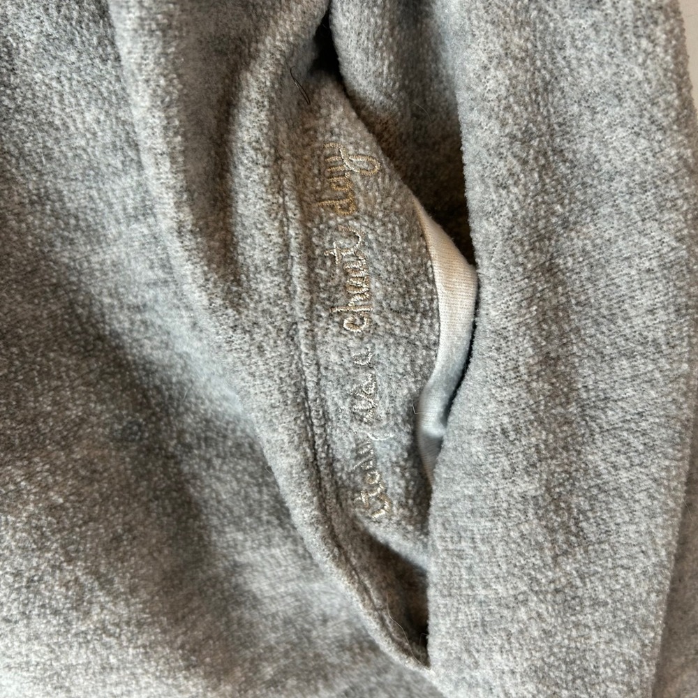 Lululemon Heathered Core Light Gray Go Forward Pullover Size 6 W3CQNS - Picture 9 of 10